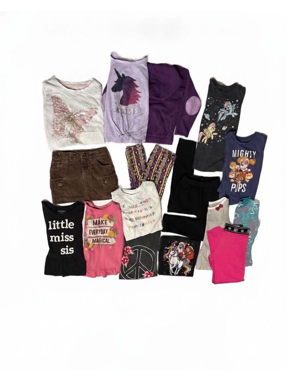 Toddler Girls Size 4T Fall Winter Clothes Lot 17pc Old Navy Carters Cat Jack